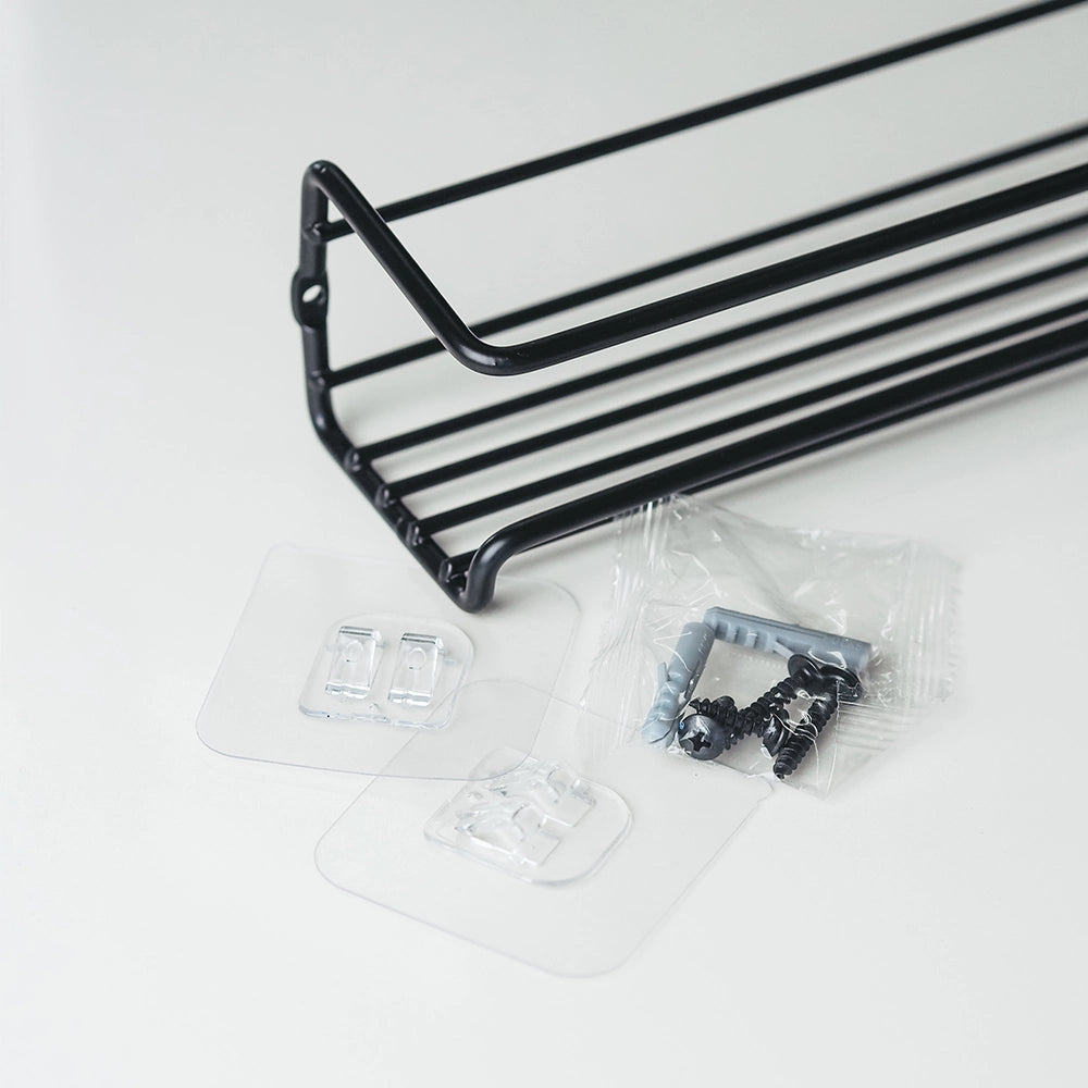 So Clever 4-teiliges Gewürzregal aus Metall für die Wand