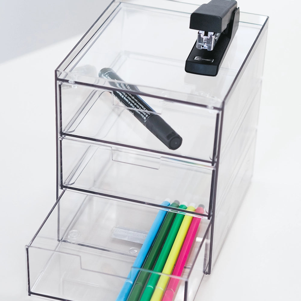 So Clever x Vacane Aufbewahrungsbox mit 3 Schubladen 15.2 cm