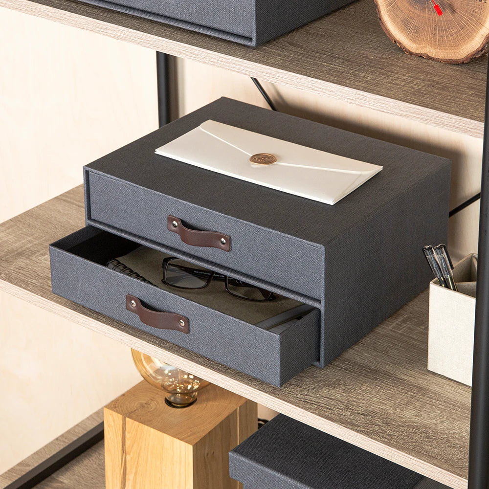 Briefablage mit 2 Schubladen Bigso Box of Sweden