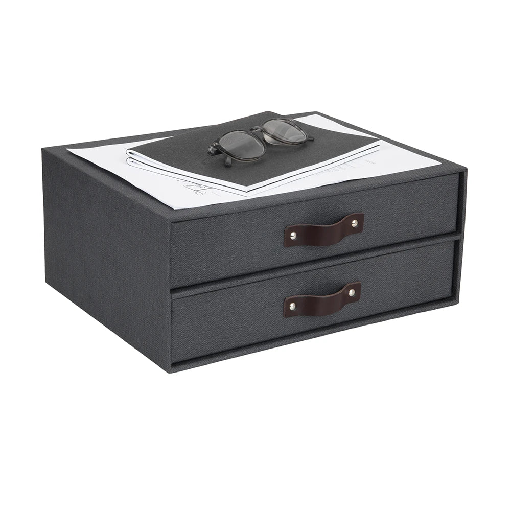 Briefablage mit 2 Schubladen Bigso Box of Sweden