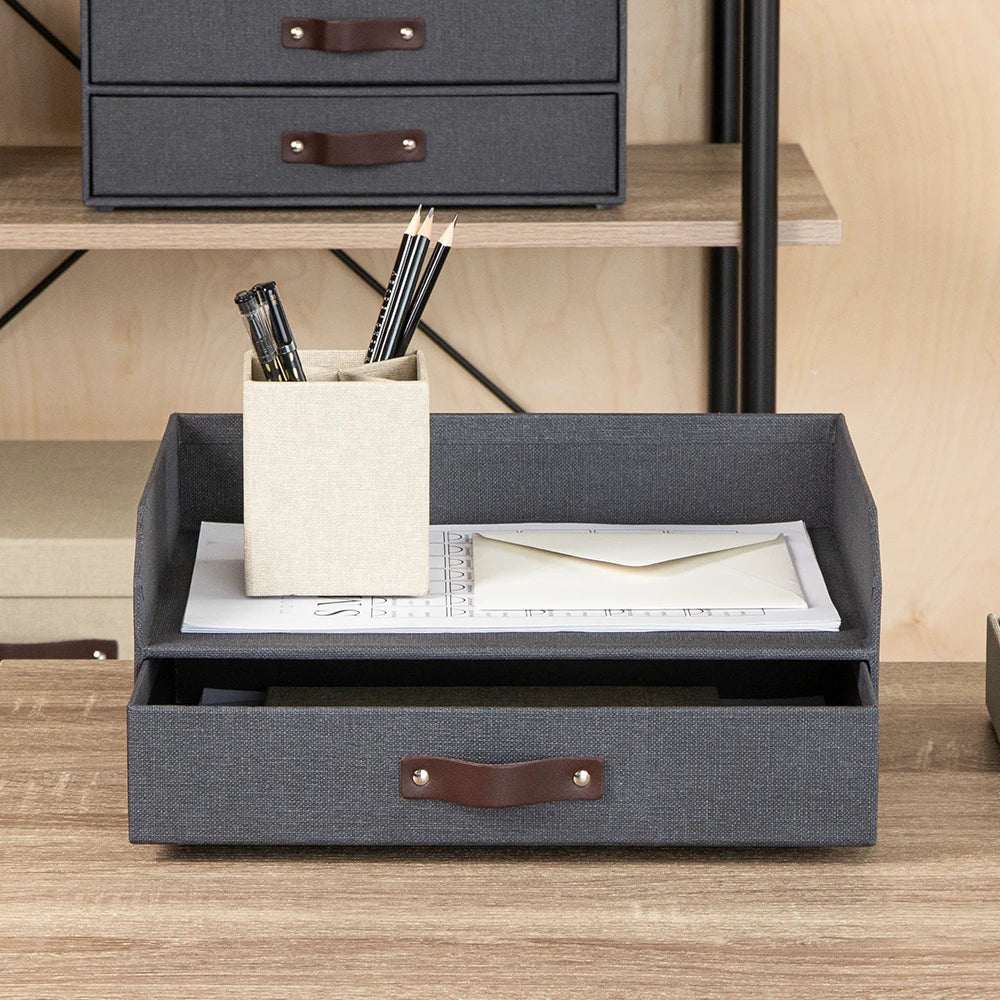 Briefablage mit Schublade Bigso Box of Sweden