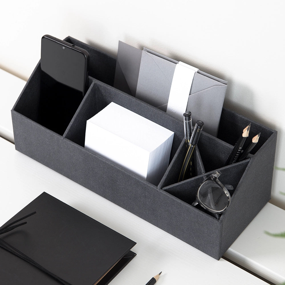 Schwarzes Schreibtischtablett Bigso Box of Sweden