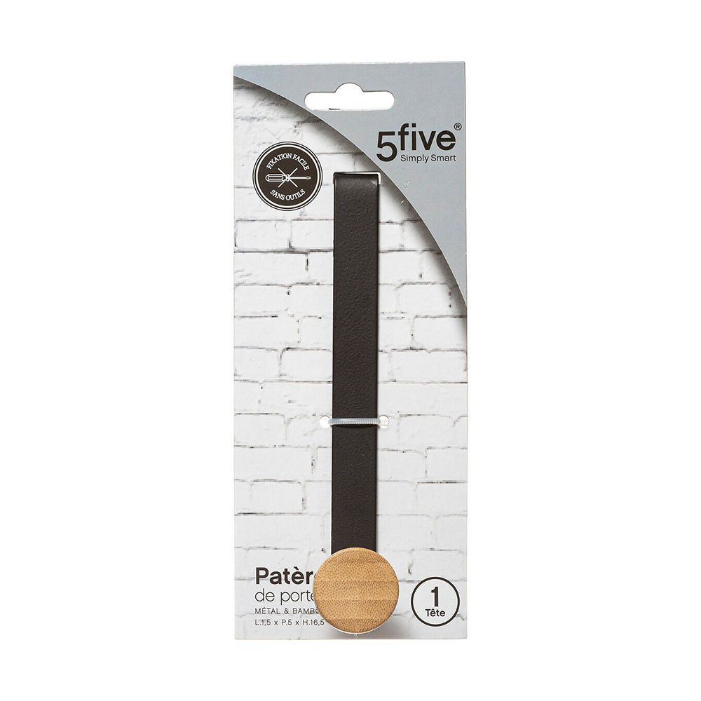 deurhaak-zwart-met-hout