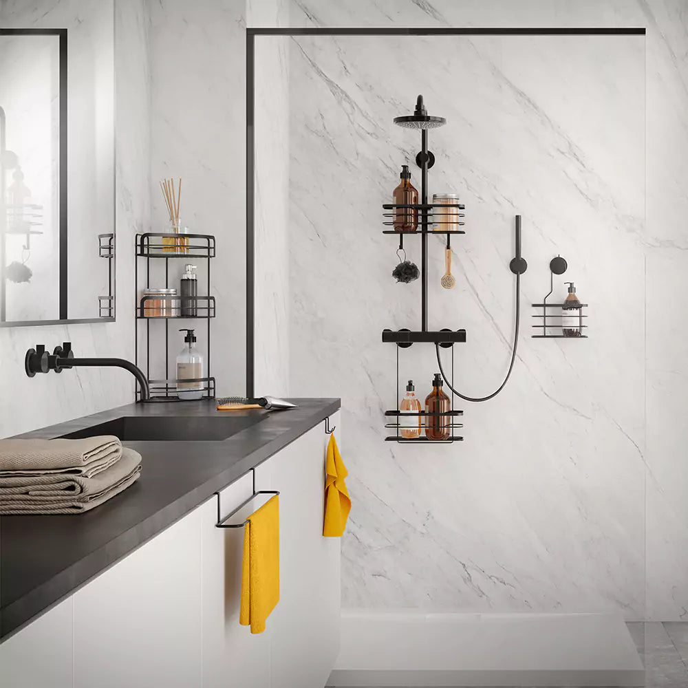 doucherekje-zwart-metaltex