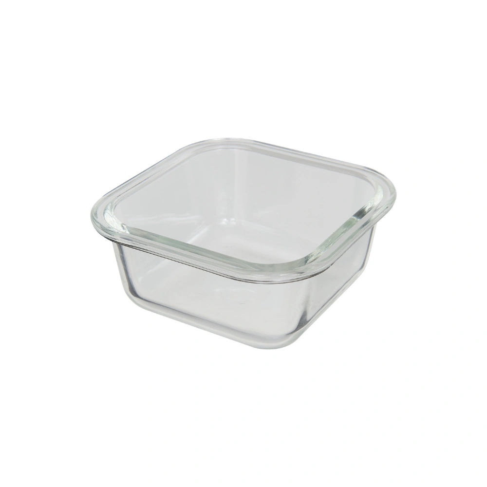 Vierkant vershoudbakje glas 320 ml Five®