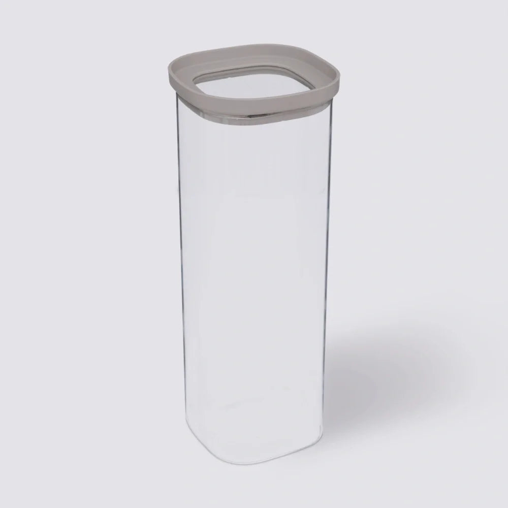 Glazen voorraadpot 2.0 liter vierkant stapelbaar Five®