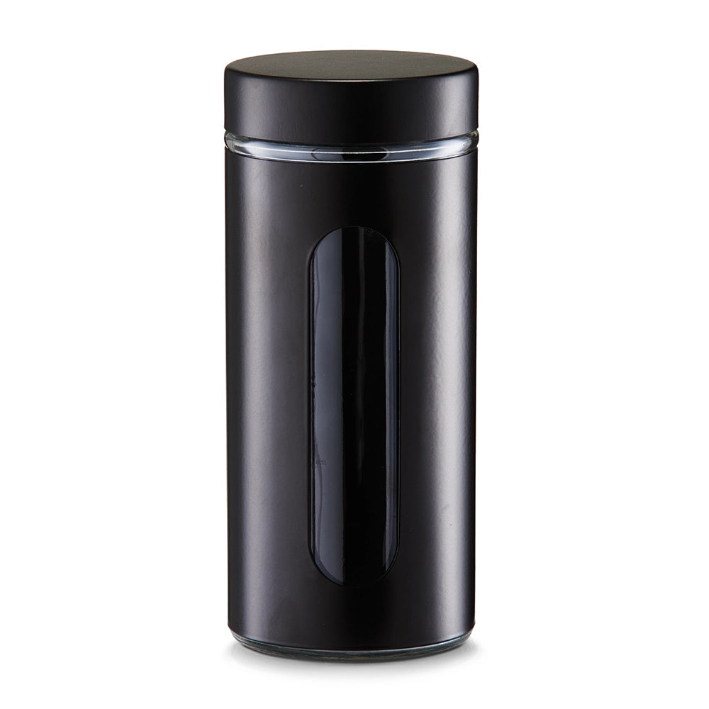 glazen-voorraadpot-zwart