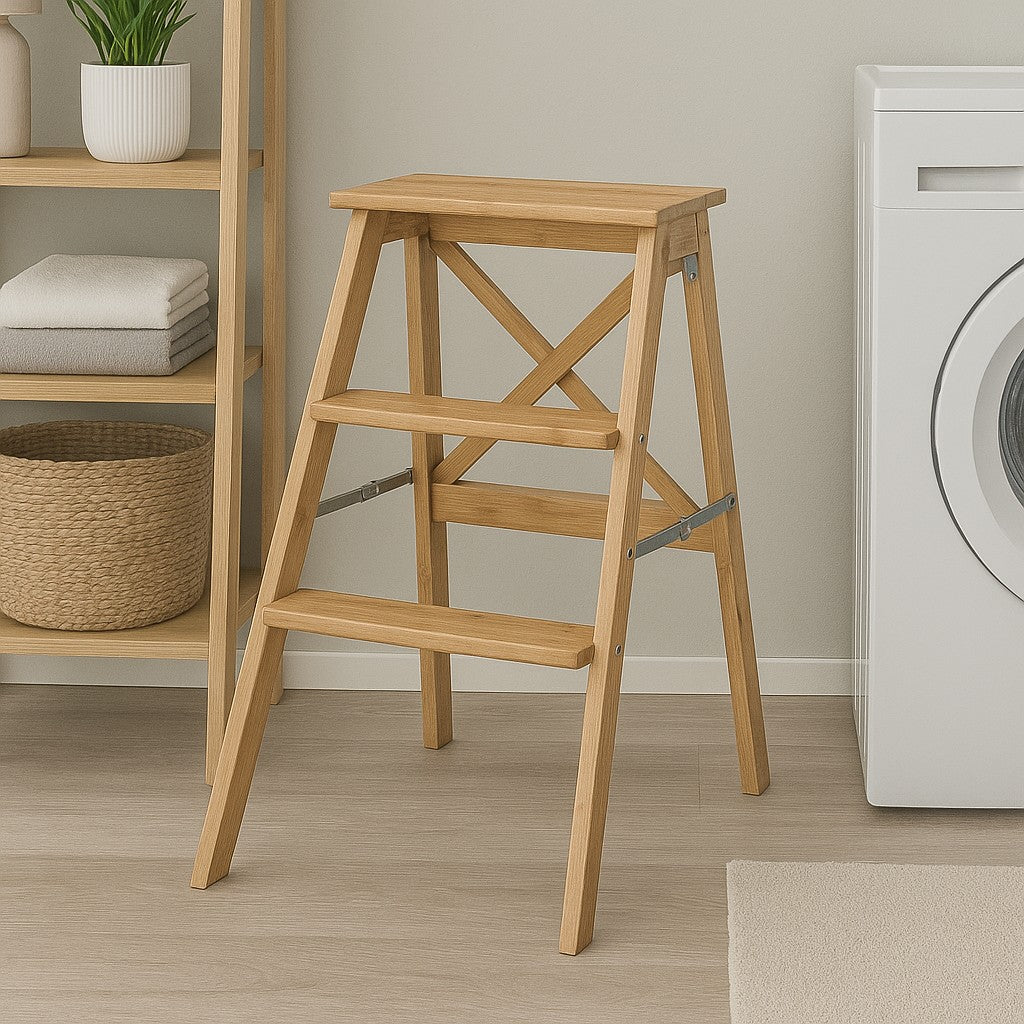 Küchenleiter aus Bambus 3 Stufen Five®