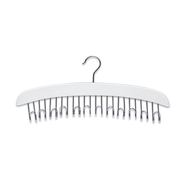 houten riemenhanger wit