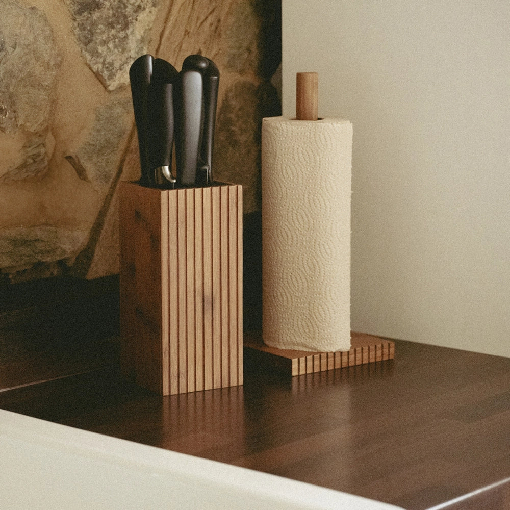 keukenrolhouder-hout