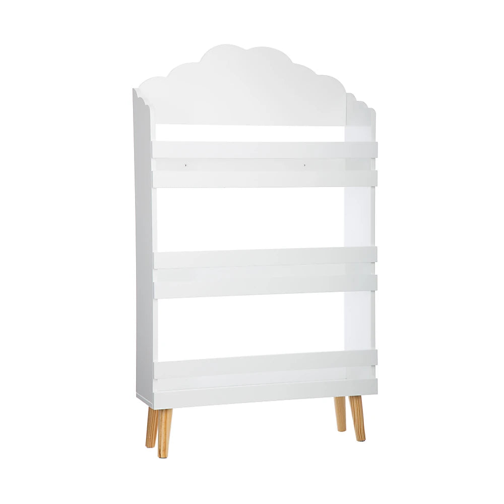 Weißes Bücherregal in Wolkenform für Kinderzimmer Atmosphera