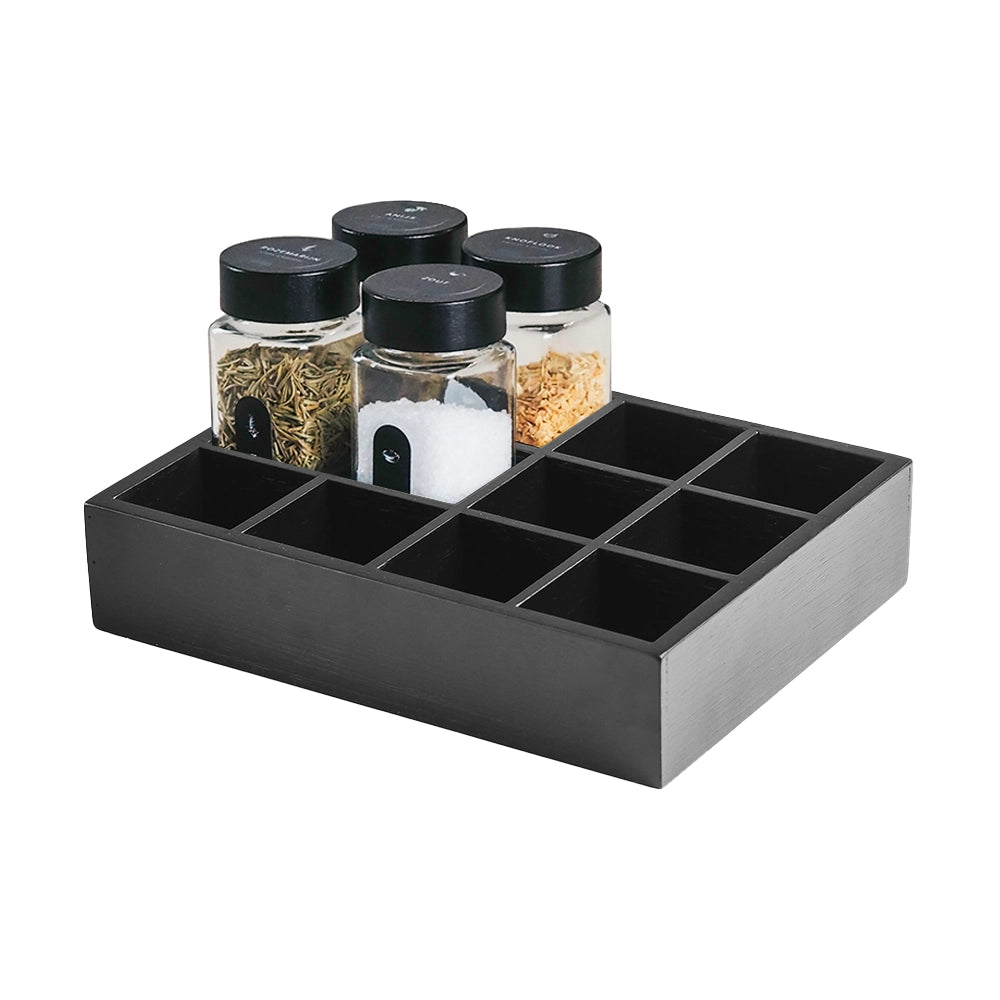 So Clever Bambus-Gewürz-Organizer für Schubladen