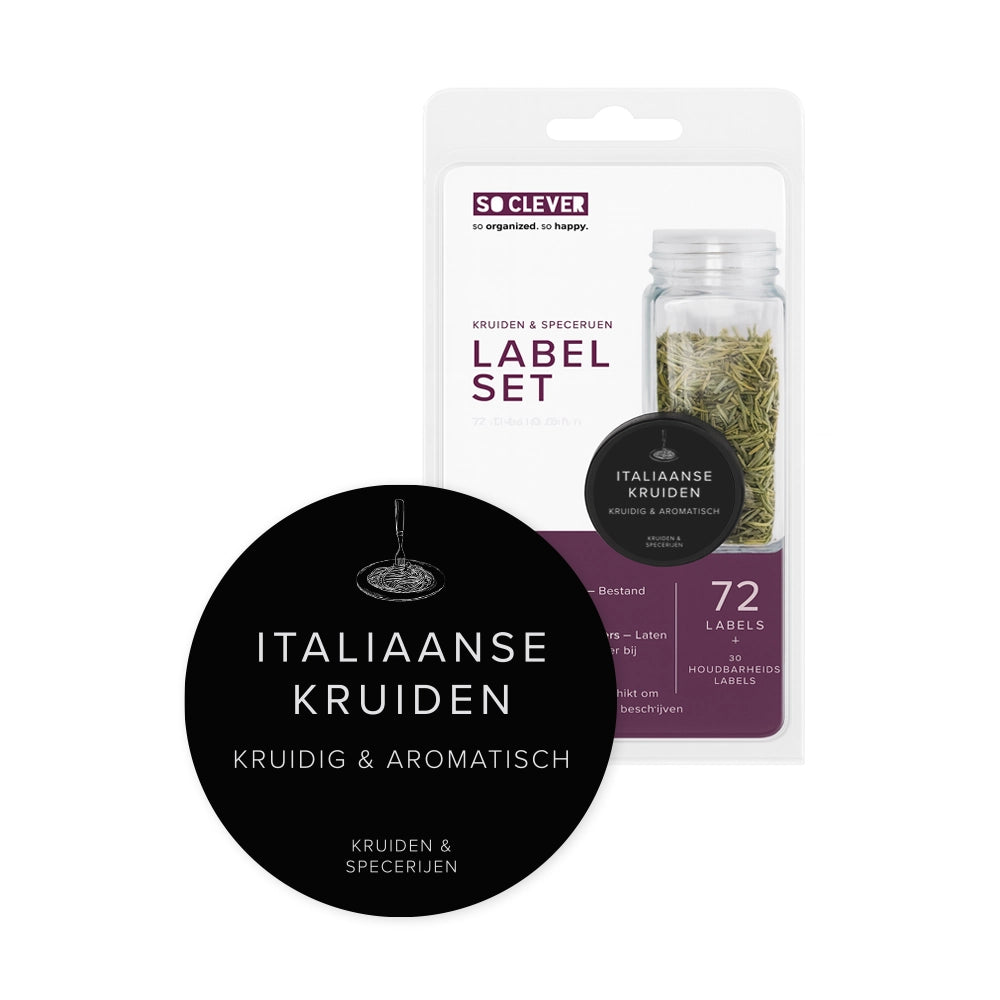 So Clever Gewürzetiketten 72 Stück Ø35mm