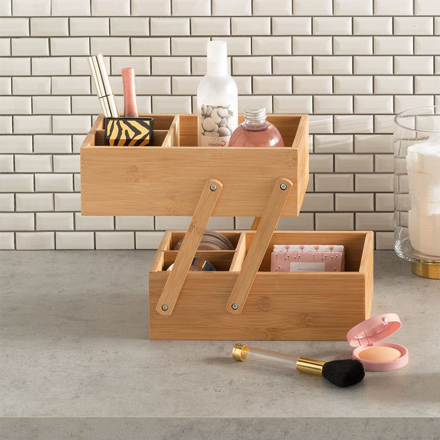 make-up-organizer-bamboe