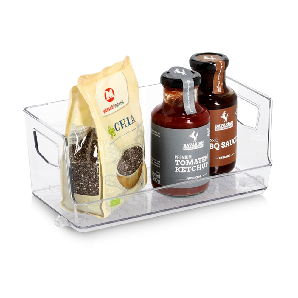 Stapelbare Aufbewahrungsbox vorne offen 2 Stück Zeller Present