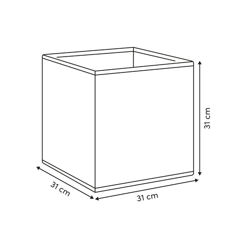 Opbergmand met geweven patroon bruin Five®