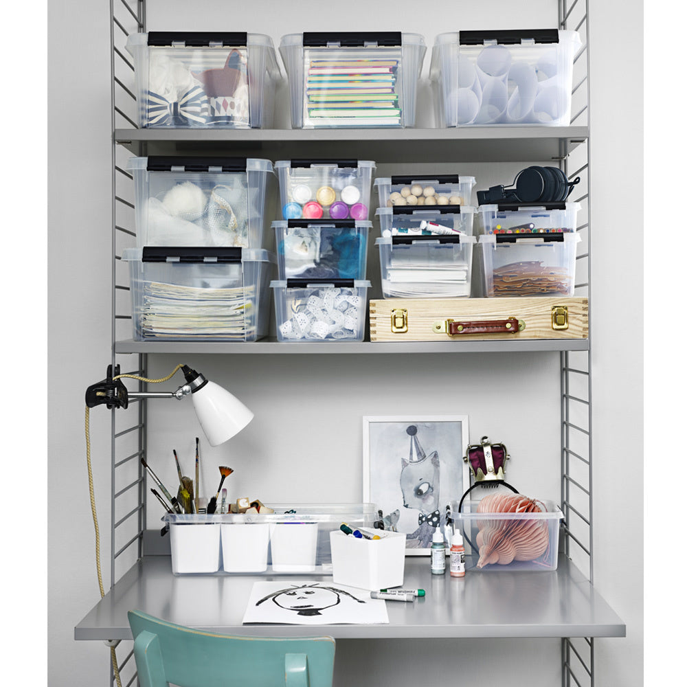 opbergboxen met sorteervakken orthex