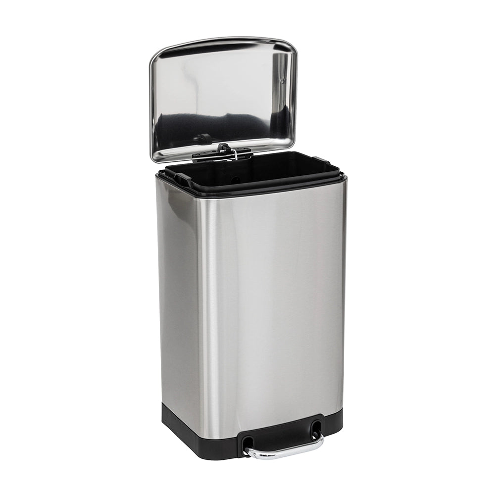 pedaalemmer-20liter-zilver