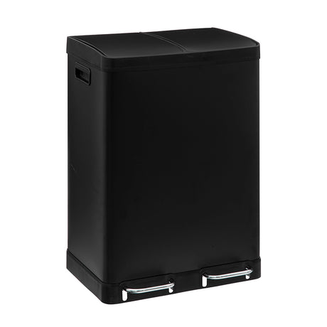 prullenbak-2-vakken-zwart