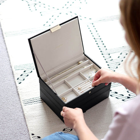 sieraden opbergdoos zwart