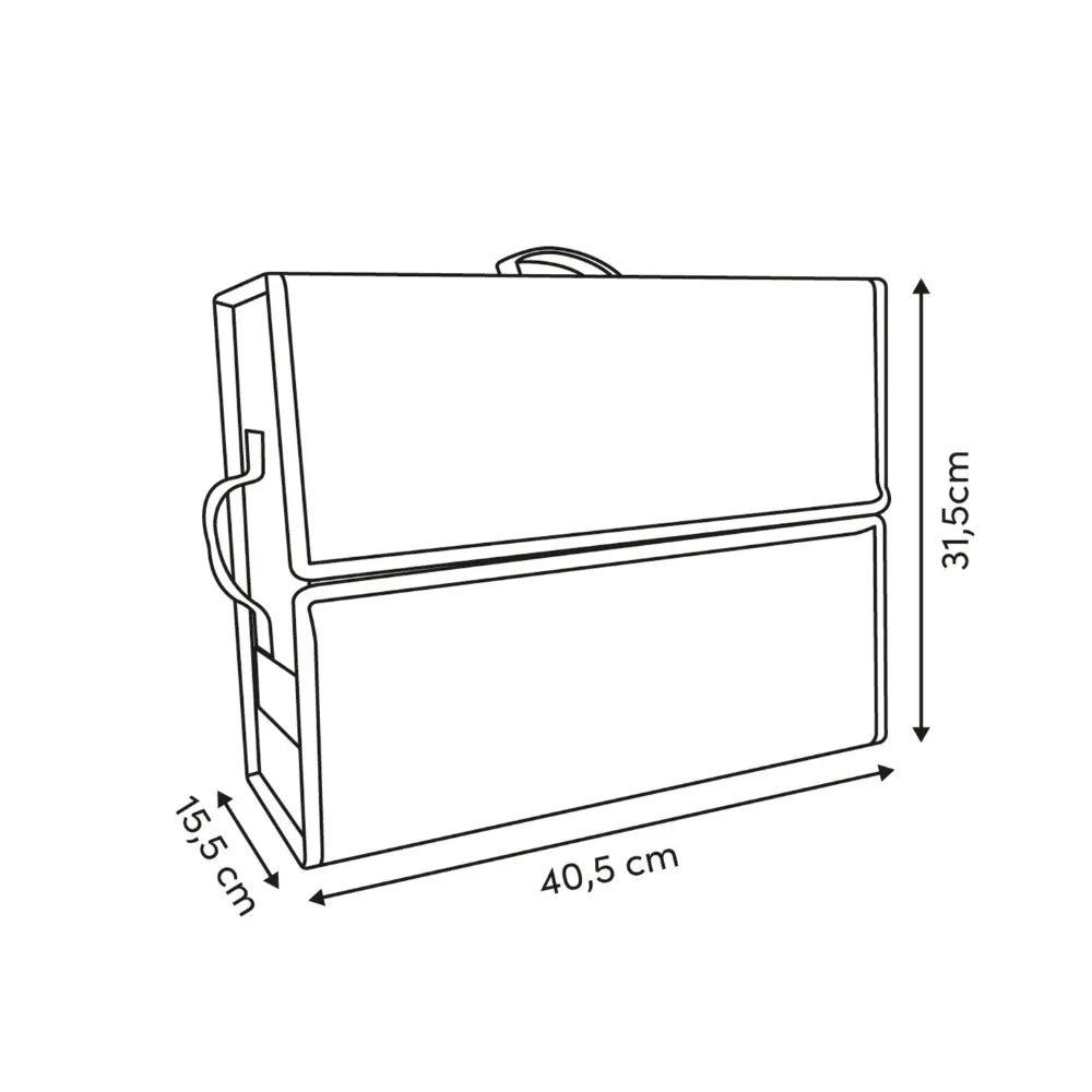 Kledingkast organizer 2 lademandjes Five® - Dressy+
