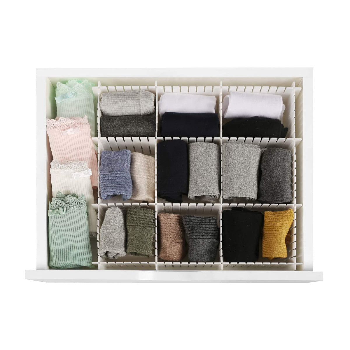 sokken opbergen in lade