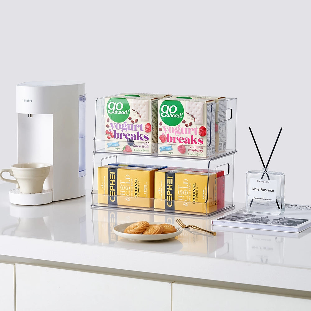 So Clever x Vacane Stapelbare Aufbewahrungsbox mit offener Vorderseite