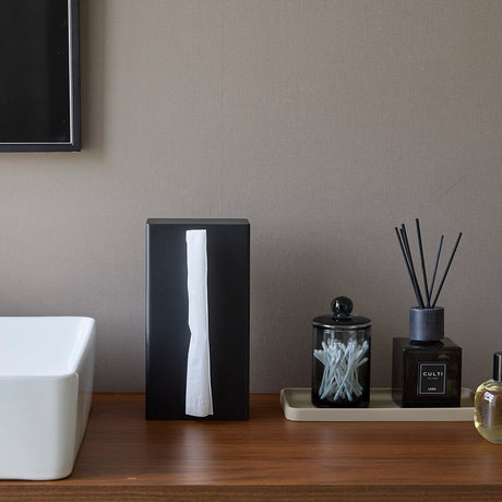 tissuehouder-zwart-metaal