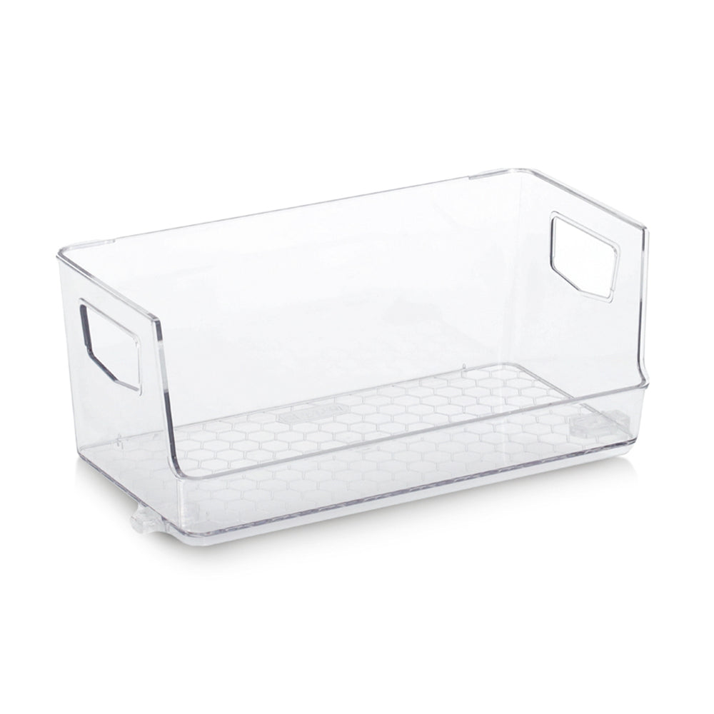 Stapelbare Aufbewahrungsbox vorne offen 2 Stück Zeller Present