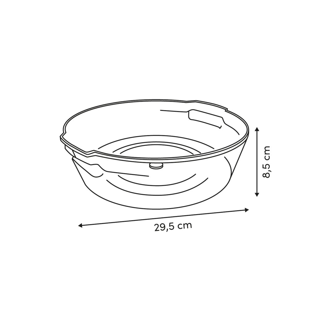 Draaiplateau hoog met handvatten Ø29.5 Five®