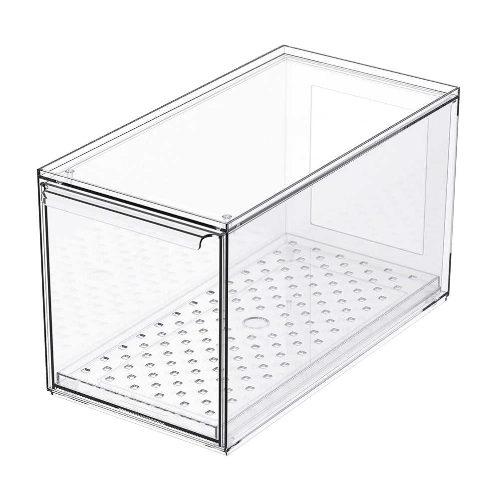 So Clever x Vacane Kühlschrankbehälter mit Schublade und Abtropfeinsatz Large