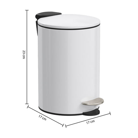 witte-pedaalemmer-3liter-five