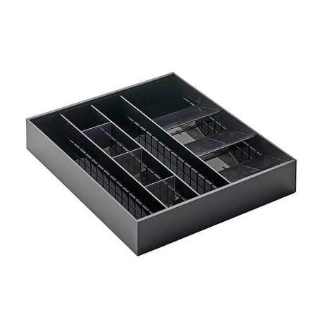 yamazaki-zwarte-uitschuifbare-bestekbak