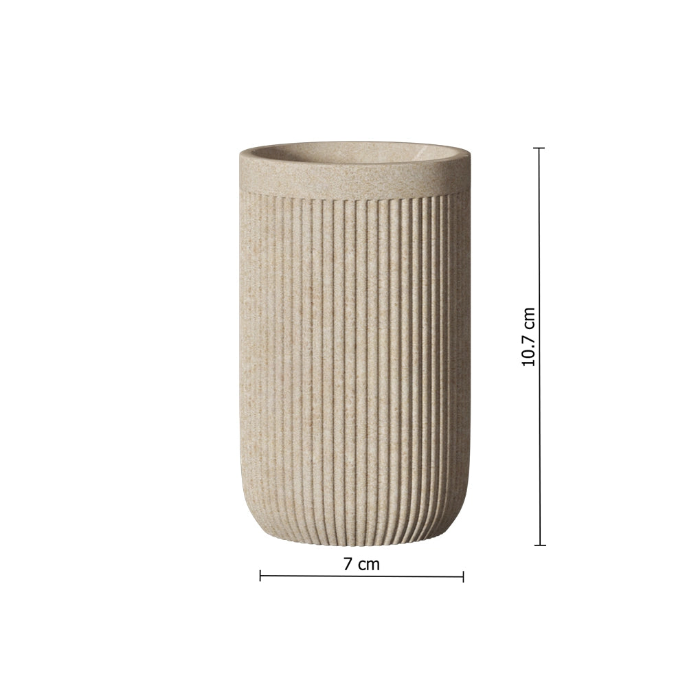 zandkleur-tandenborstelbeker