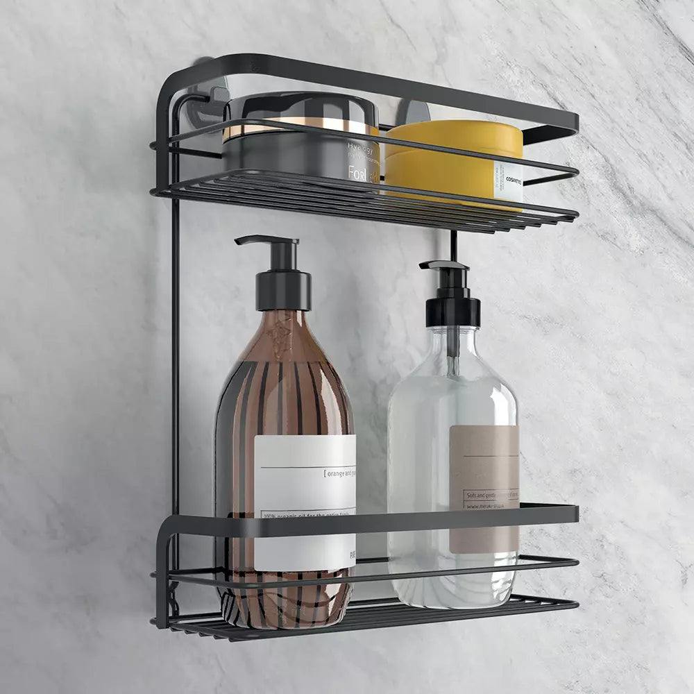 zwart-douchemandje-2-etages