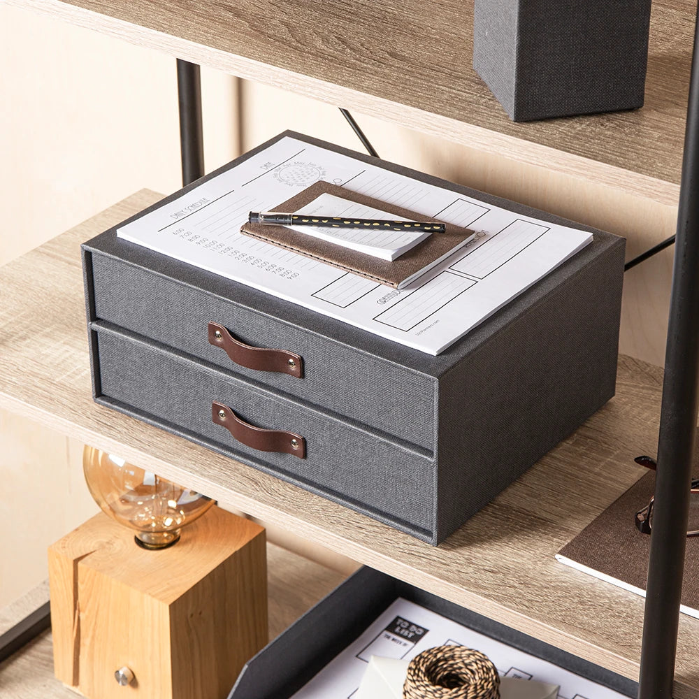 Briefablage mit 2 Schubladen Bigso Box of Sweden