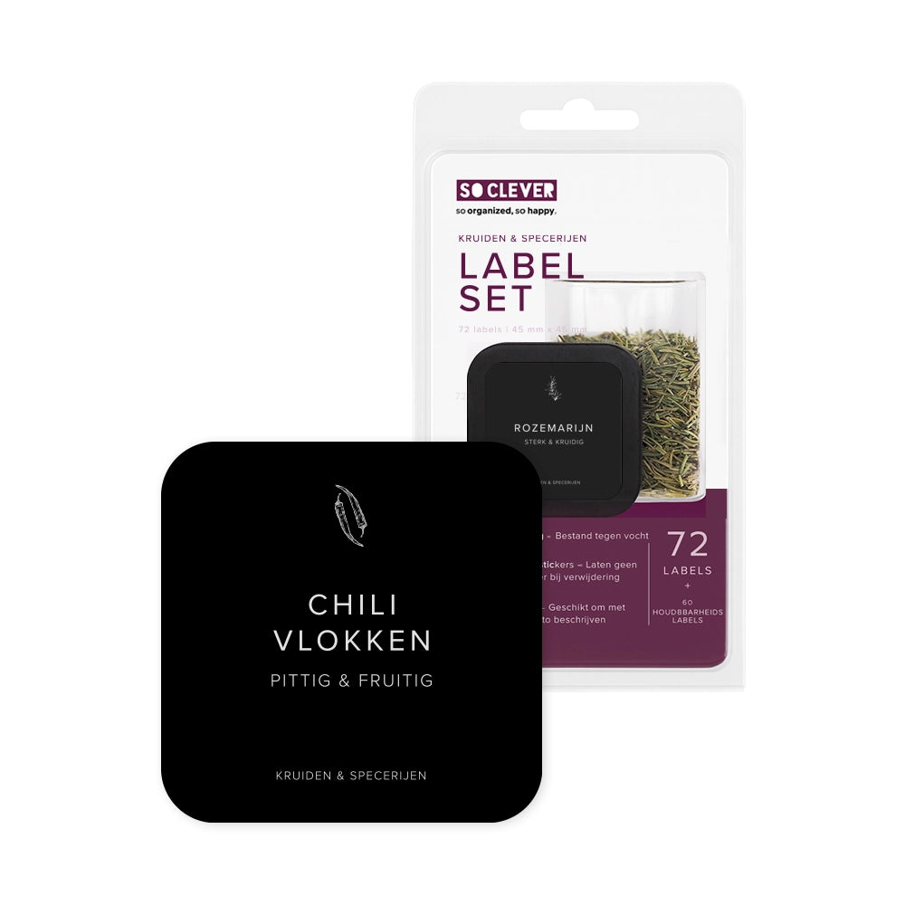 So Clever Gewürzetiketten 72 Stück 45x45mm