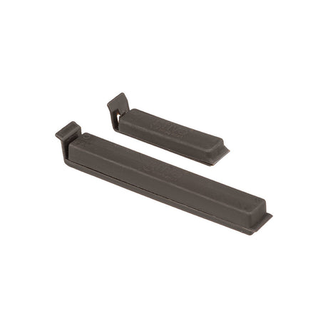 zwarte sluitklemmen etenswaren