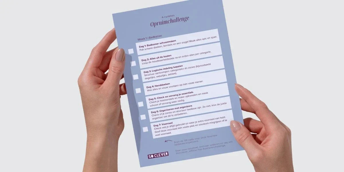Challenge: 4-Ruimtes Opruimchallenge