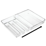 Uitschuifbare bestekbak transparant lade organizer iDesign