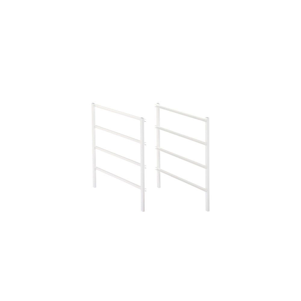 Framezijde 4-loper 535 mm per paar wit - Classic by Elfa