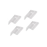 In/uit-stop voor gaasmand set van 4 transparant - Classic by Elfa