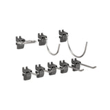 Pegboard haken set matgrijs - Garage+ by Elfa