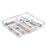 Uitschuifbare bestekbak transparant lade organizer iDesign