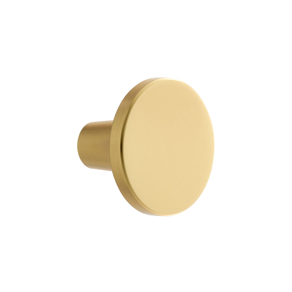Vlakke knop messing - elfa®