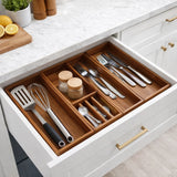 Schubladentabletts aus Akazienholz, 7 cm hoch, Five®