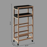 Smalle keukentrolley 2 uitschuifbare mandjes Five®