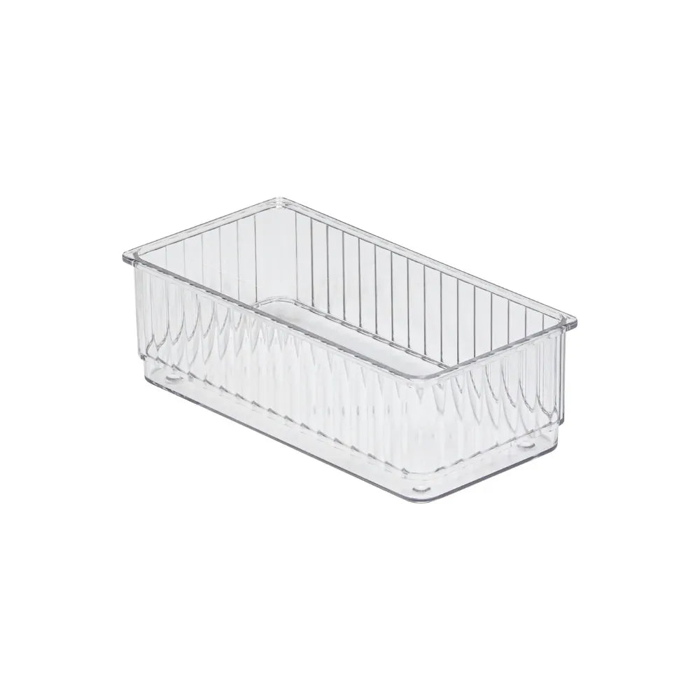 Transparante ladebakjes 6-delige set ribbelpatroon Five®