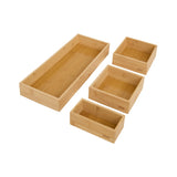 Bamboe ladebakjes 5 cm hoog 4-delige set Five®