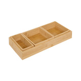 Bamboe ladebakjes 5 cm hoog 4-delige set Five®